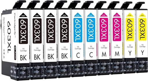 Zdjęcie oferty: 10x tusz do drukarki Epson model 603XL 