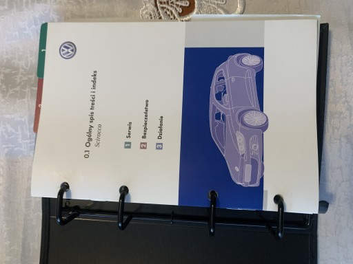 Zdjęcie oferty: Instrukcja VW Scirocco segregator