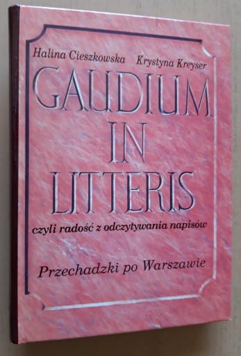 Zdjęcie oferty: Gaudium in litteris  Przechadzki po Warszawie 