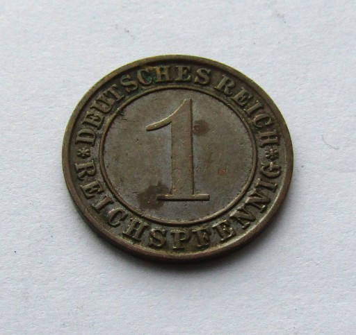 Zdjęcie oferty: 1 reichspfennig 1930A, Republika Weimarska