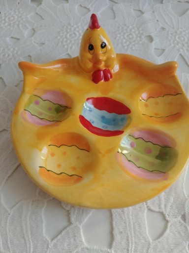 Zdjęcie oferty: Wielkanoc ozdoba talerz na pisanki jajka
