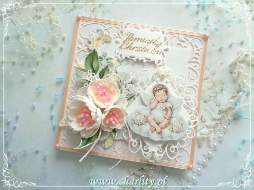 Zdjęcie oferty: Pamiątka Chrztu „Dziewczynka na chmurce”