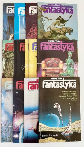 Zdjęcie oferty: Miesięcznik Fantastyka - ROK 1987 - 12 numerów 