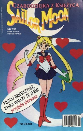 Zdjęcie oferty:  Sailor Moon, Czarodziejka z księżyca 7/99