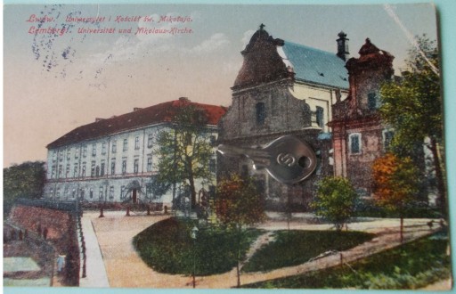 Zdjęcie oferty: 85) Lwów, uniwersytet, kościół sw.Mikołaja,1924 