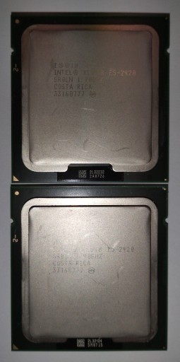 Zdjęcie oferty: 2 Sztuki x Intel XEON E5-2420 1.90 GHz 6 Rdzeni