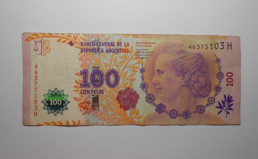 Zdjęcie oferty: Stary banknot Argentyna