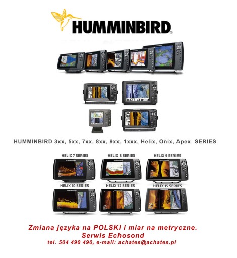 Zdjęcie oferty: HUMMINBIRD HELIX - język polski i jed. metryczne 