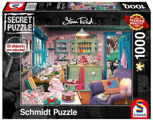 Puzzle Schmidt Spiele 1000 elementów Puzzle Secret Grandma's Room
