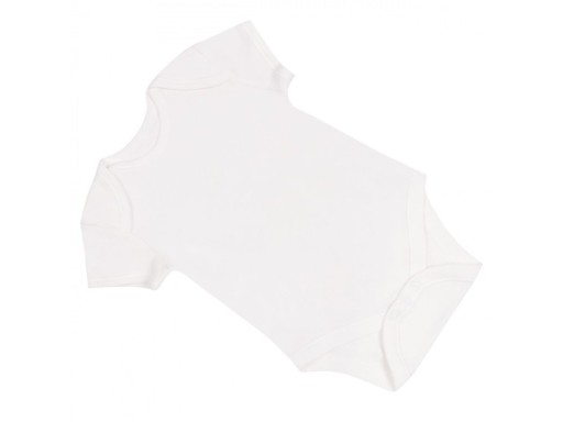 3x Różowo-białe body na krótki rękaw 50 cm
