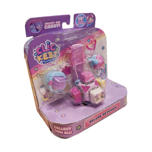 CLICKEEZ DELUXE KEYCHAIN - FIDGET CUBE