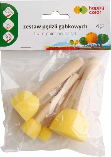 Pędzelki okrągłe Happy Color