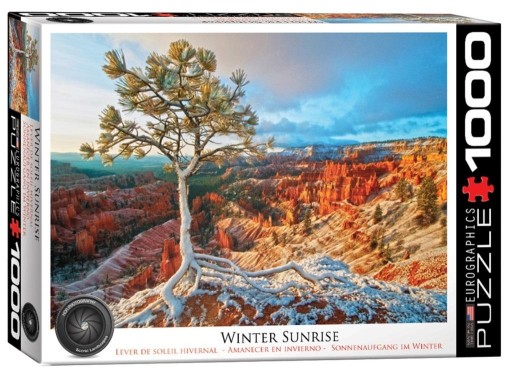 Puzzle Eurographics 1000 elementów Puzzle 1000 Zimowy krajobraz