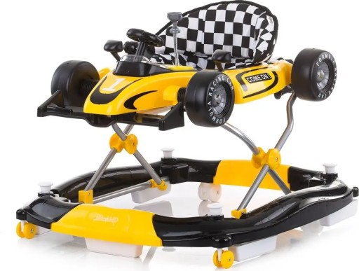 Chipolino Interaktywna laska Car Racer 4w1 żółta