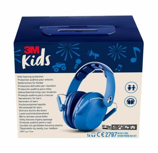 Ochronniki słuchu 3M dla dzieci PKIDSB-BLU-E