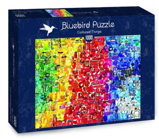 Puzzle Bluebird 1000 elementów Puzzle 1000 Kolorowe rzeczy