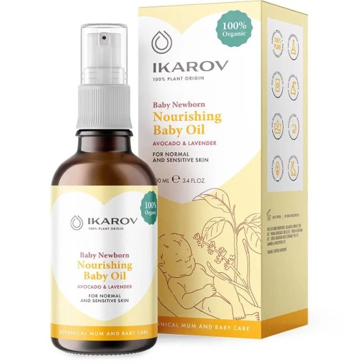 Odżywczy olejek dla dzieci-Organic Odżywczy olejek dla niemowląt-IKAROV-100ml