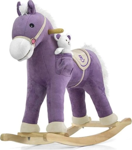 MILLY MALLY Koń na biegunach Pony purple (MUSTANG PP)