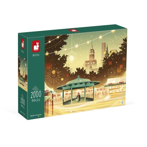 Puzzle Janod az 1 elementów Janod Art Puzzle New York v noci 2000 PCS