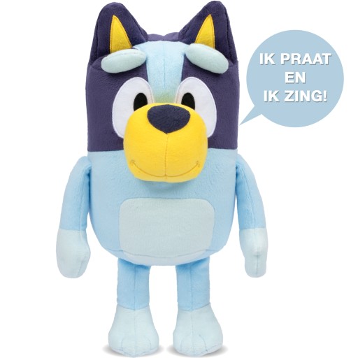 Maskotka Bluey Talking Bluey 33 cm niebieska