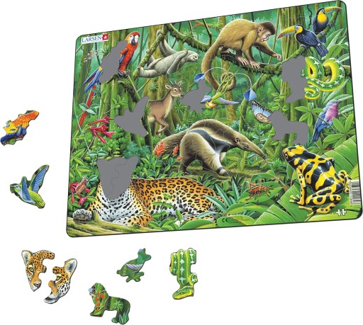 Puzzle 70 el. Południowoamerykańskie lasy deszczowe Larsen