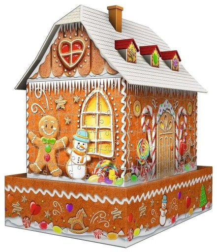 Puzzle 3D Piernikowa Chatka 216 el. 11237 Ravensburger