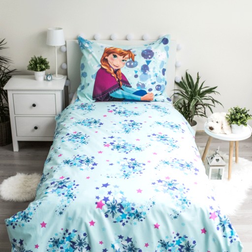 Komplet pościeli Jerry Fabrics Kraina Lodu 140x200 cm świecąca w ciemności