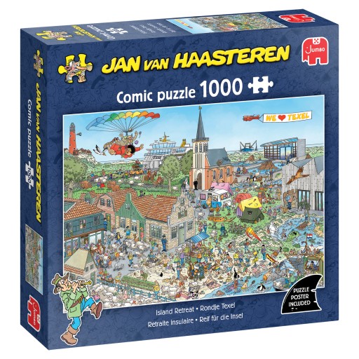Puzzle Jumbo 1000 elementów Puzzle JUMBO JvH Island Refuge 1000 elementów