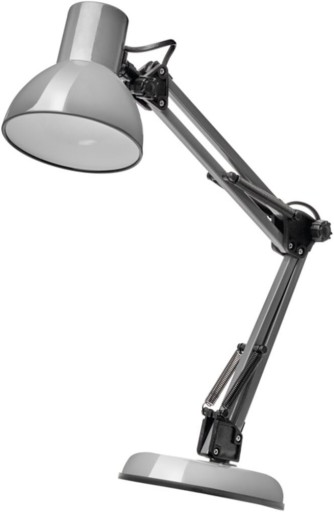 Lampka biurkowa Emos szary 0 W
