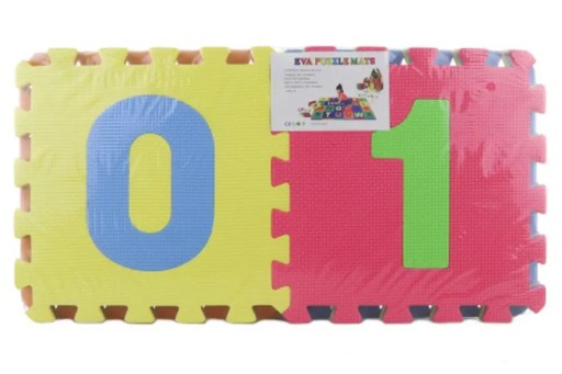Lampy Piankowe puzzle 16 szt. liczenie