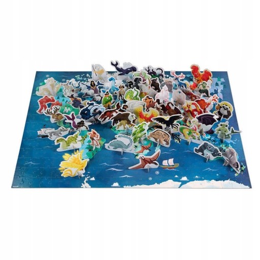 Puzzle Janod 3D Legendy i Mity 350 elementów 7 lat +
