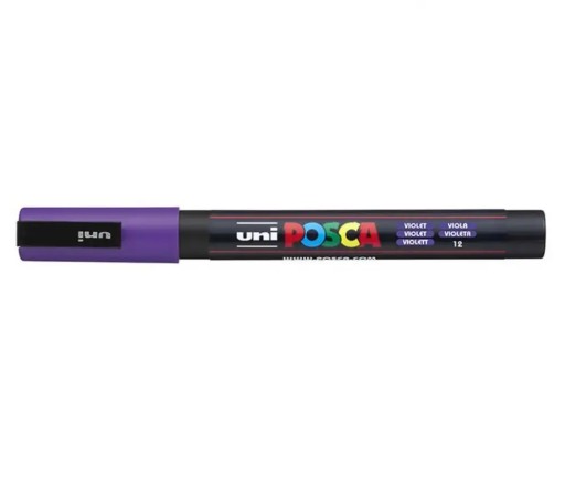 Marker dekoracyjny fioletowy Posca 1 szt.
