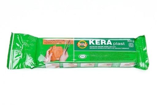 Glinka samoutwardzalna 300 g kolor terakota