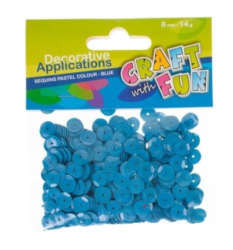 Cekiny Craft with Fun niebieskie
