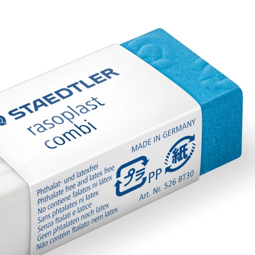 Gumka do mazania zestaw gumek do mazania ołówka gumka do grafitu Staedtler wielokolorowy 1 szt.