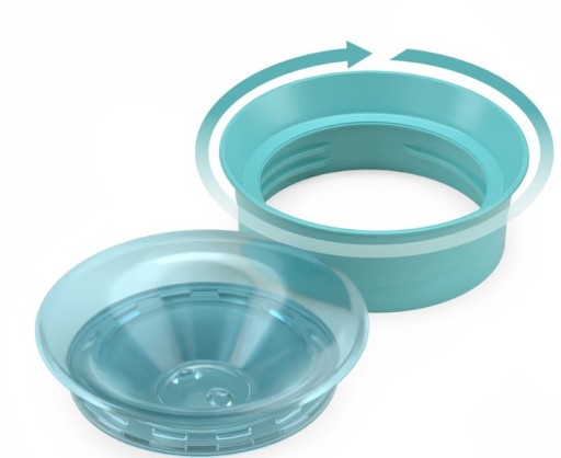 Kubek 360 do nauki samodzieln picia 200ml turkus Praca zbiorowa