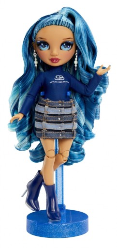 Lalka modowa Rainbow High Skyler Bradshaw fioletowa z akcesoriami 28 cm