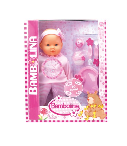 Alltoys Lalka Bambolina Rose mówiąca 50 słów