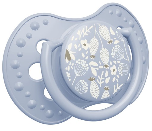 Lovi smoczek uspokajający silikonowy dynamiczny Blossom Blue 0-3 m 2 szt