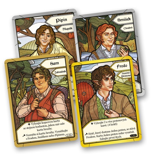 Asmodee Władca Pierścieni: Drużyna Pierścienia - Gra Karciana na Leva
