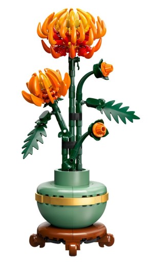 Zestaw klocków LEGO Botanicals Chryzantema 278 elementów