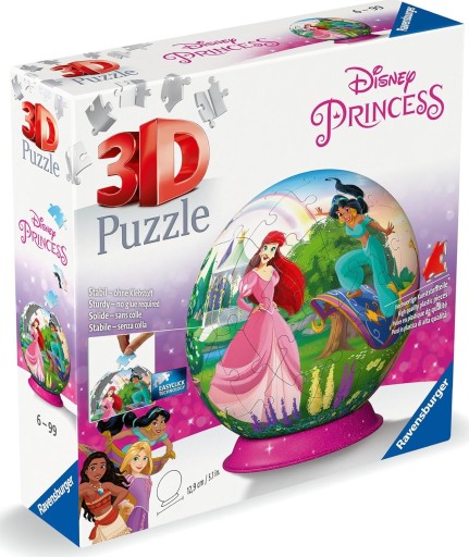 Puzzleball 3D Disney Księżniczki 73 elementy