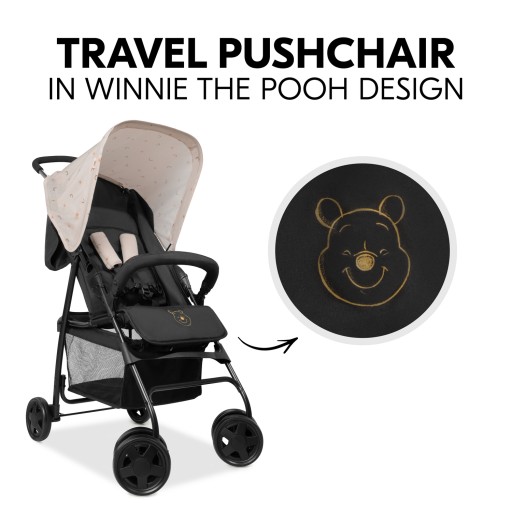 Wózek spacerowy Hauck Sport Pooh brązowo-beżowy metalowy rozkładany