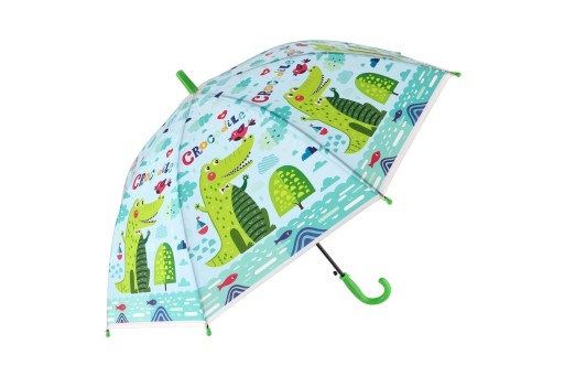Wystrzałowy Kolorowy Parasol dla Dzieci 66cm - Łatwy w Noszeniu, 6-ramienny