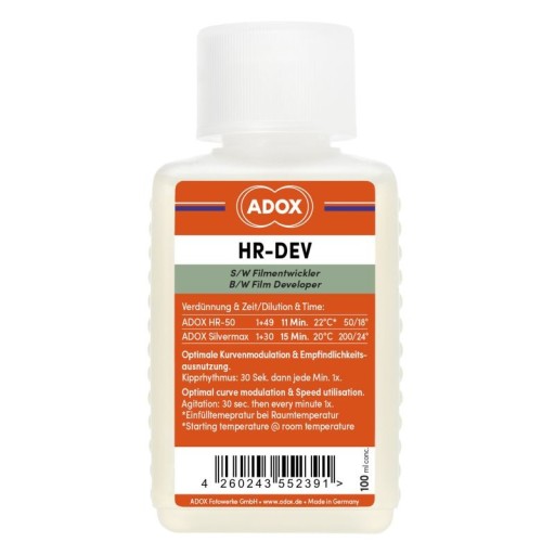 ADOX HR-DEV 100 ml negatywny wywoływacz