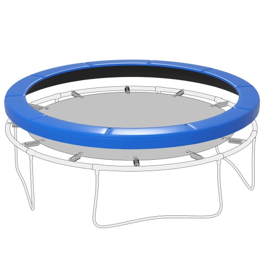 Zapasowa osłona krawędzi do trampoliny, wodoodporna i odporna na rozdarcia