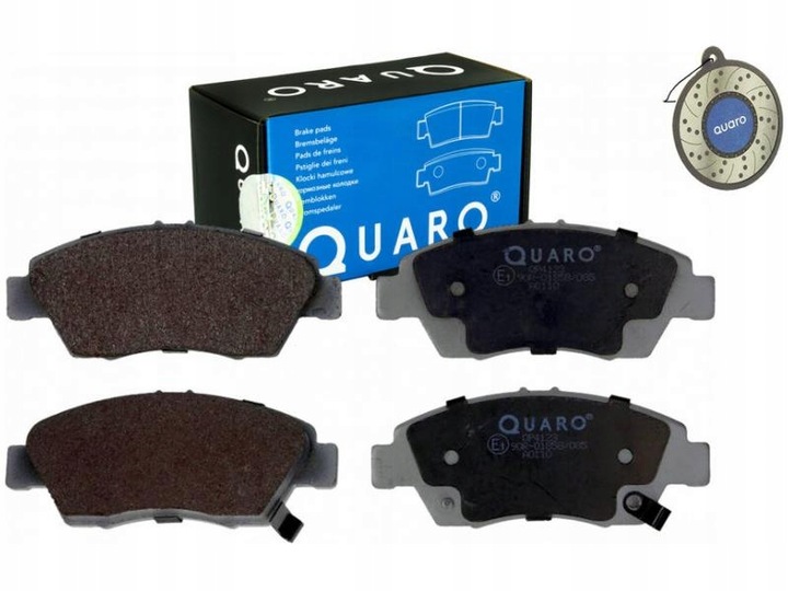 Quaro qp4123 rinkinys klockow stabdžių, stabdžiai diskas, №1