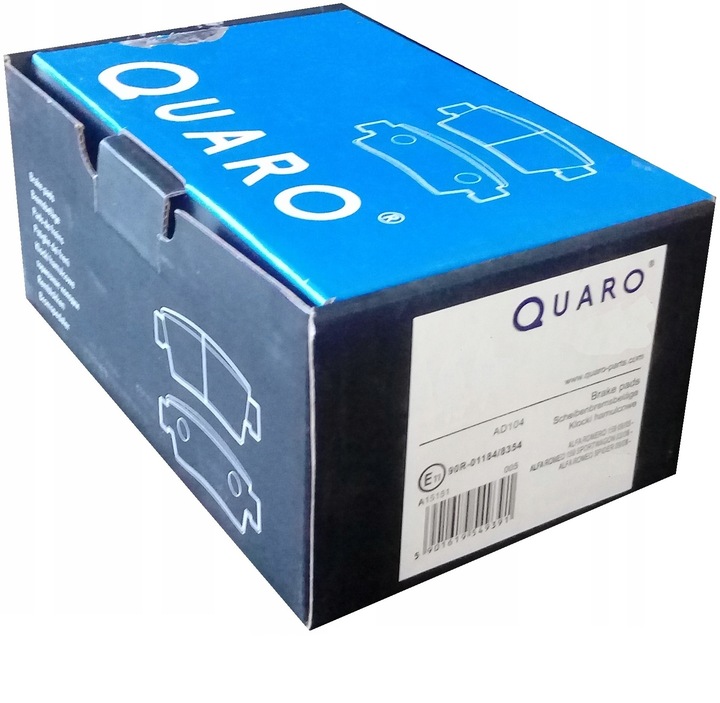Quaro qp4123 rinkinys klockow stabdžių, stabdžiai diskas, №7