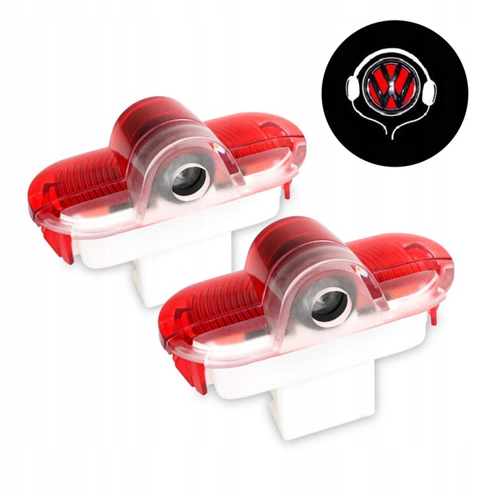 PMC-V6 LED LOGO Projector dedicated to VW Golf IV 4 Bora Touran Beetle  Caddy Sharan