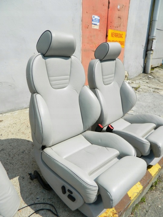Seats recaro audi rs6 s6 a6 c5 perfect leather white europe set